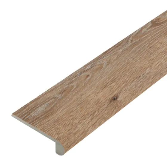 Stufenauflage Vollprofil für Click Vinyl, 2400 x 115 x 25 mm - Modell: STRAUSS Eiche Dekor