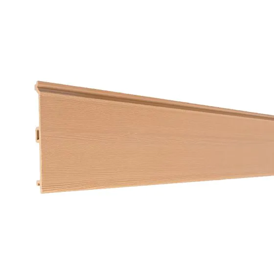 WPC Profil Mode - Farbe: hellbraun, Länge: 200 cm, Höhe: 20 cm, Stärke: 2 cm
