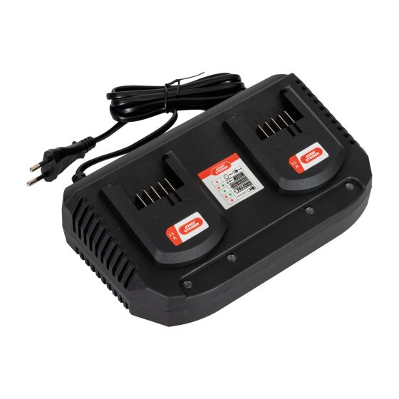 Schnellladegerät für 2 Akkus 18V - Ausführung: 3,5 A