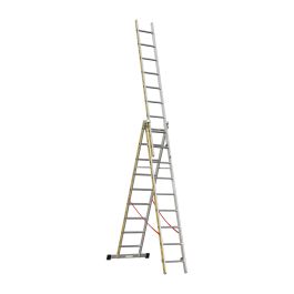 Euro-Light Mehrzweckleiter 3-tlg. Mod. 207 - Sprossenzahl: 3 x 9
