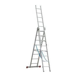 Goldpunkt Mehrzweckleiter 3-tlg. Mod. 300 - Sprossenanzahl: 3 x 8