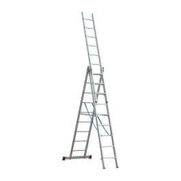 Goldpunkt Mehrzweckleiter 3-tlg. Mod. 300 - Sprossenanzahl: 3 x 9