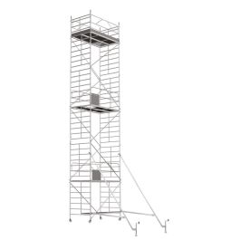 Alu-Fahrgerüst 2. Wahl, Breite: 1,50 m, Länge: 2,50 m - Arbeitsh.: 12,60 m