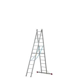 Goldpunkt Mehrzweckleiter 2-tlg. Mod. 500 - Sprossenanzahl: 2 x 12