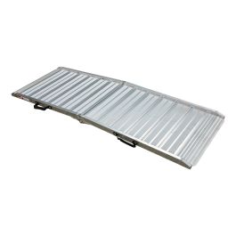 Alu Auffahrtsrampe klappbar - Breite: 70 cm, Länge: 2,13 m, max. Belastbarkeit *: 400 kg