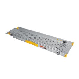Alu Auffahrtsrampe leicht / tragbar / teleskopisch - min./max. Länge: 0,97 / 2,13 m, max. Belastbarkeit Paar*: 270 kg