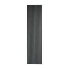 Akustikpaneele für Decke & Wand - Modell: Ebenholz - künstliches Holzfurnier, Maße: 2400 x 600 x 21 mm, Stück: 2, Packungsinhalt: ca. 2,88 m²