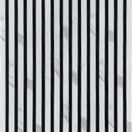 Akustikpaneele für Decke & Wand - Modell: Weißer Marmor PVC - künstliches Holzfurnier, Maße: 2400 x 600 x 21 mm, Stück: 2, Packungsinhalt: ca. 2,88 m²