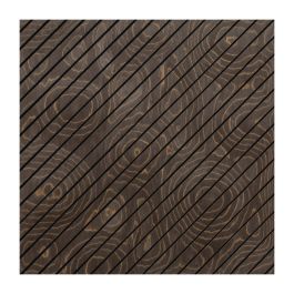 Akustikpaneele mit diagonalem Muster - Modell: Schwarz mit Dekor, Maße: 600 x 600 x 9,4 mm, Stück: 10, Packungsinhalt: ca. 3,6 m²