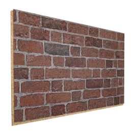 OSB Wandverkleidung / Dekorplatte - Modell: Amadora, Abmessung: 1250 x 660 x 12 mm, Stück / Packung: 3