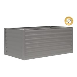 Alu Hochbeet Winchester - max. Abmessungen: 200 x 100 cm, Höhe: 86 cm, Farbe: grau 5S