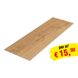Laminatboden Clicksystem - Modell: LENS Eiche Dekor, Abmessung: 1292 x 193 x 8 mm
