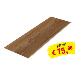 Laminatboden Clicksystem - Modell: PARIS Eiche Dekor, Abmessung: 1292 x 193 x 8 mm