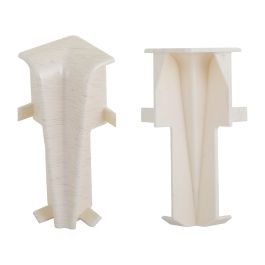Innenecken für Sockelleiste - Modell: LYON Eiche Dekor, Maße: 60 x 17 mm, Stück: 2