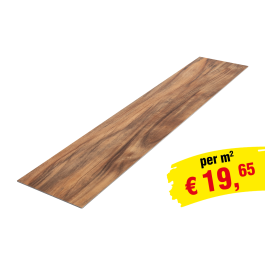 Vinylboden Loose Lay 1220 x 228 x 5 mm (LxBxH) - Modell: OFFENBACH Walnuss Dekor