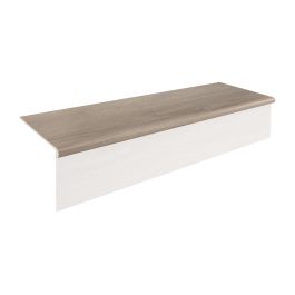 Stufenauflage Vinyl 1200 x 300 x 30 mm - Modell: BRAHMS Walnuss Dekor
