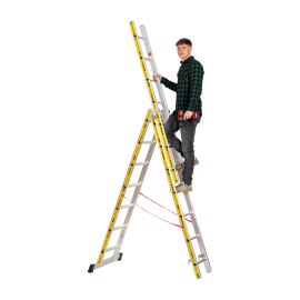 Euro-Light Mehrzweckleiter 3-tlg. Mod. 207
