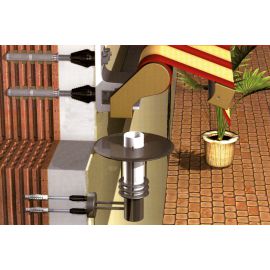 Abstandsmontagesystem