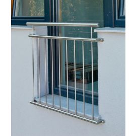 Französischer Balkon „Classic“ - Länge: 103 cm, Material: Edelstahl