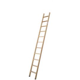 Holzleiter Stufenanlegeleiter Abverkauf - Stufenanzahl: 11, Länge: ca. 2,76 m