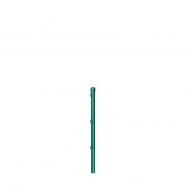 Zaunpfosten Mod. Dingo - Ø: 34 mm, für Zaunhöhe: 125 cm, Pfostenlänge: 141,50 cm, Ausführung: grün beschichtet, Anwendung: für Fußplatte & Erdspitze