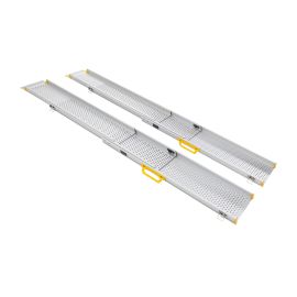 Alu Auffahrtsrampe leicht / tragbar / teleskopisch
