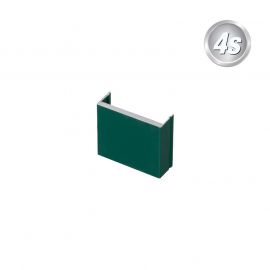 Alu Abstandhalter 44,4 mm - Farbe: grün, Länge: 1 cm