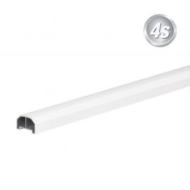 Handlauf für Alu Geländer Bausatz - Farbe: grau, Länge: 300 cm