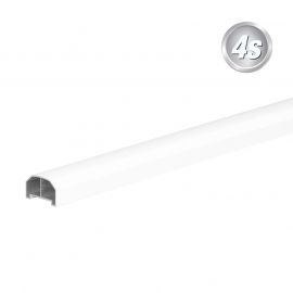 Handlauf für Alu Geländer Bausatz - Farbe: weiß, Länge: 300 cm