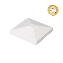 Alu Pfosten Abdeckkappe - Farbe: grau 5S, Form: Pyramide