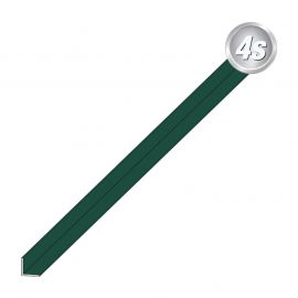 Alu L-Winkel - Abmessungen: 20 x 20 x 2 mm, Farbe: grün