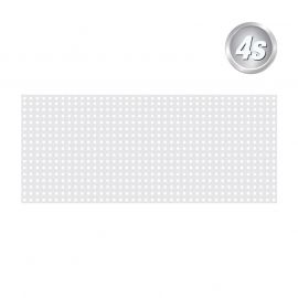 Alu Lochblech 20 x 20 mm - Farbe: grau, Breite x Höhe: 250 x 85 cm