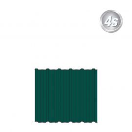 Alu Trapezblech - Farbe: grün, Breite: 105 cm, Höhe: 90 cm