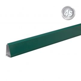 Alu Lamellen Profil 44 x 80 mm - Farbe: grün, Länge: 300 cm