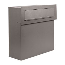 Briefkasten Mod. BK-38 - Farbe: dunkelgrau 5S RAL 9007