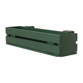 Aluminium Blumenkasten-Bausatz Mod. Dublin – Farbe: grün (RAL 6005), max. Breite: 100 cm
