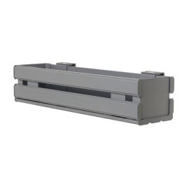 Aluminium Blumenkasten-Bausatz Mod. Liverpool – Farbe: grau (RAL 7047) 5S, max. Breite: 100 cm