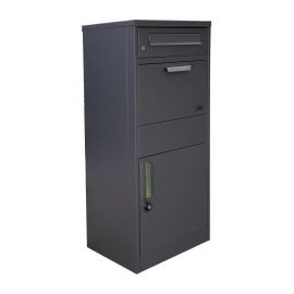 Briefkasten inkl. Paketfach Mod. 50A - Farbe: anthrazit