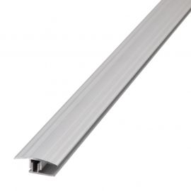 Übergangsprofil Aluminium  - Länge: 100 cm, Ausführung: Alu silber