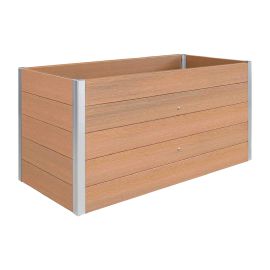 WPC Hochbeet Nina - Farbe: Holzoptik, Maße (L x B x H): 160 x 70 x 75 cm