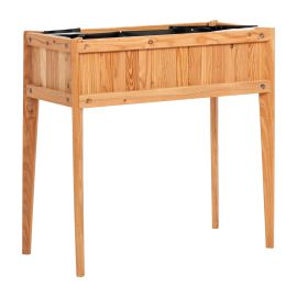 Holz Hochbeet Leonie - Höhe: 80 cm, Breite: 40 cm, Länge: 83 cm, Material: Lärche