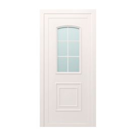 Kunststofftür Mod. Classic 2 - 1000 x 2100 mm (B x H), Anschlag: innen links - DIN links