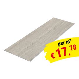 Laminatboden Clicksystem  - Modell: LILLE Eiche Dekor, Abmessung: 1292 x 193 x 7 mm