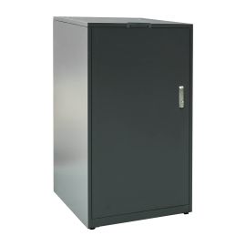 Mülltonnenbox 1-flügelig - Farbe: anthrazit, Breite: 69,5 cm, Höhe: 120 cm, Tiefe: 80 cm