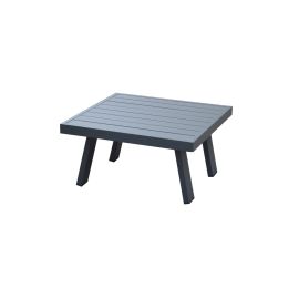 Kaffeetisch quadratisch Lissabon aus Aluminium - Farbe: anthrazit, Maße: 710  x 710 x 380 mm