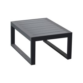Beistelltisch Lissabon aus Aluminium - Farbe: anthrazit, Maße: 690  x 500 x 320 mm