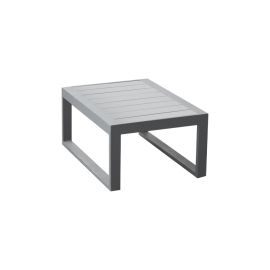 Beistelltisch Lissabon aus Aluminium - Farbe: graualuminium, Maße: 690  x 500 x 320 mm