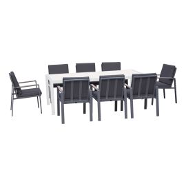 Gartensessel Nice – Breite: 615 mm, Tiefe: 605 mm, Höhe: 850 mm, Sitzhöhe: 410 mm