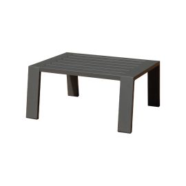 Kaffeetisch Neapel aus Aluminium - Farbe: anthrazit, Länge: 600 mm, Breite: 450 mm, Höhe: 280 mm