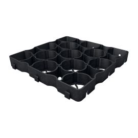 Recycling Rasengitter Systemplatte - Maße: 33,3 x 33,3 x 4 cm